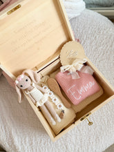 Load image into Gallery viewer, Personalized Wooden Keepsake Box – Heirloom Memory Box (BOX ONLY)
