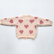 Load image into Gallery viewer, Knitted Clothing Set 2 pcs with Hearts
