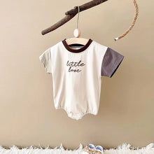 Load image into Gallery viewer, Little Love Short Sleeve Summer Romper- Pick your Color
