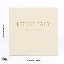 Load image into Gallery viewer, Hello Baby Memory Keepsake Book - choose your style
