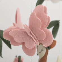 Load image into Gallery viewer, Deer Mobile for Crib  Baby Girl Nursery Decor
