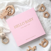 Load image into Gallery viewer, Hello Baby Memory Keepsake Book - choose your style
