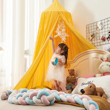 Load image into Gallery viewer, Battilo Bed Canopy Children&#39;s Tent Kids Bed Mosquito Net Round Dome Hanging Indoor Outdoor Castle Play Tent Kid Room Decora - BEBIMINE LLC
