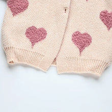 Load image into Gallery viewer, Knitted Clothing Set 2 pcs with Hearts
