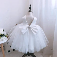 Load image into Gallery viewer, Tulle Dress with Beads and Bow- Pick your Color
