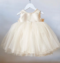 Load image into Gallery viewer, Tulle Dress with Beads and Bow- Pick your Color
