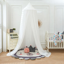 Load image into Gallery viewer, Battilo Bed Canopy Children&#39;s Tent Kids Bed Mosquito Net Round Dome Hanging Indoor Outdoor Castle Play Tent Kid Room Decora - BEBIMINE LLC
