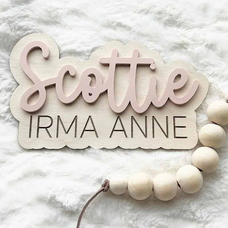 Customized Name Sign- pick your Color