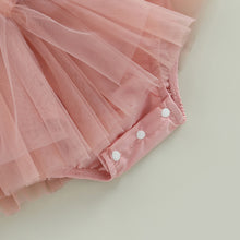 Load image into Gallery viewer, Baby Girl Princess Romper Tulle Dress +Headband - Pick your color
