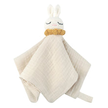 Load image into Gallery viewer, Crochet Bunny Baby Nursing Bib, Security Blanket/ Soother Towel-pick your Color
