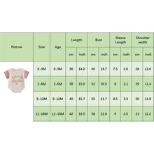 Load image into Gallery viewer, Aunties Bestie Summer Baby Girl Waffle  Romper Short Sleeve- Pick your Color
