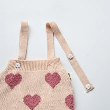 Load image into Gallery viewer, Knitted Clothing Set 2 pcs with Hearts
