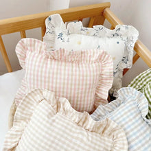 Load image into Gallery viewer, Custom Name Small Pillow with Ruffles
