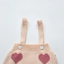 Load image into Gallery viewer, Knitted Clothing Set 2 pcs with Hearts
