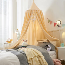 Load image into Gallery viewer, Battilo Bed Canopy Children&#39;s Tent Kids Bed Mosquito Net Round Dome Hanging Indoor Outdoor Castle Play Tent Kid Room Decora - BEBIMINE LLC
