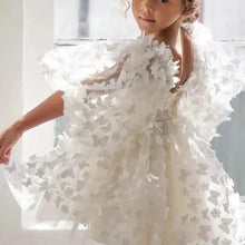 Load image into Gallery viewer, Butterfly Tutu Dress with Puff Sleeve - Pick your Color
