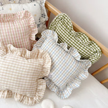 Load image into Gallery viewer, Custom Name Small Pillow with Ruffles
