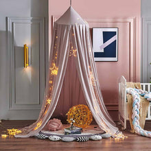 Load image into Gallery viewer, Battilo Bed Canopy Children&#39;s Tent Kids Bed Mosquito Net Round Dome Hanging Indoor Outdoor Castle Play Tent Kid Room Decora - BEBIMINE LLC
