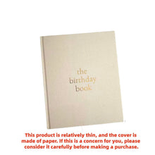 Load image into Gallery viewer, Baby  Memory Book- Elegant Birthday Journal
