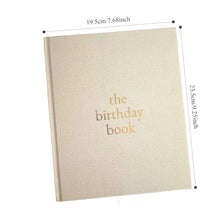 Load image into Gallery viewer, Baby  Memory Book- Elegant Birthday Journal
