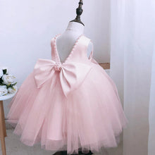 Load image into Gallery viewer, Tulle Dress with Beads and Bow- Pick your Color
