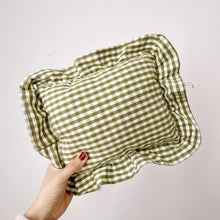 Load image into Gallery viewer, Custom Name Small Pillow with Ruffles
