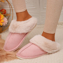 Load image into Gallery viewer, Closed Toe Warm and Comfy Cotton Slippers , House Shoe, Indoor Slides- Pick your Color
