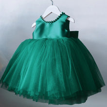 Load image into Gallery viewer, Tulle Dress with Beads and Bow- Pick your Color
