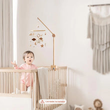 Load image into Gallery viewer, Baby Crib Mobile Arm Wooden Mobile Arm with Height Adjustable Mobile Hanger for Crib
