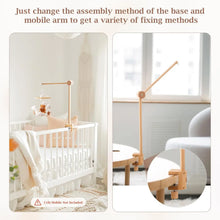 Load image into Gallery viewer, Baby Crib Mobile Arm Wooden Mobile Arm with Height Adjustable Mobile Hanger for Crib
