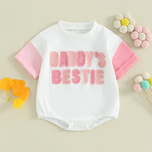 Load image into Gallery viewer, Daddy s Girl Embroidery Romper Short Sleeve
