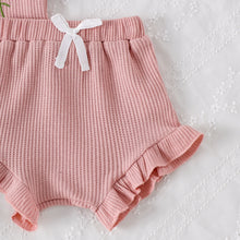 Load image into Gallery viewer, 3PCS  Flower Set with Romper, Pants and Headband
