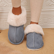 Load image into Gallery viewer, Closed Toe Warm and Comfy Cotton Slippers , House Shoe, Indoor Slides- Pick your Color
