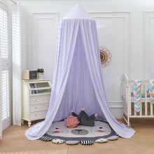 Load image into Gallery viewer, Battilo Bed Canopy Children&#39;s Tent Kids Bed Mosquito Net Round Dome Hanging Indoor Outdoor Castle Play Tent Kid Room Decora - BEBIMINE LLC
