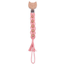 Load image into Gallery viewer, Handmade Macrame Pacifier Clip - Choose your Style - BEBIMINE LLC
