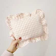 Load image into Gallery viewer, Custom Name Small Pillow with Ruffles
