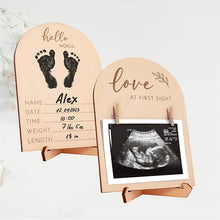 Load image into Gallery viewer, Baby Ultrasound Photo Frame Sonogram Picture Frame
