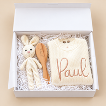 Load image into Gallery viewer, Ivory Bunny Baby Gift Box
