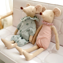 Load image into Gallery viewer, Fred and Lilli Mouse Doll 35 cm - BEBIMINE LLC
