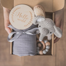 Load image into Gallery viewer, baby gift set 5 pcs- Elephant - BEBIMINE LLC
