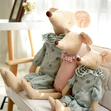 Load image into Gallery viewer, Fred and Lilli Mouse Doll 35 cm - BEBIMINE LLC
