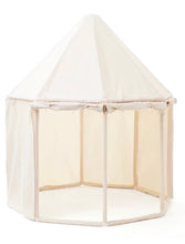 Load image into Gallery viewer, Kids indoor play tent octangular round - cream white - BEBIMINE LLC
