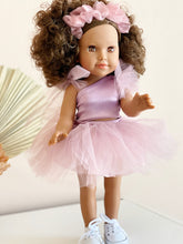 Load image into Gallery viewer, *New Beautiful Doll with Brown Hair and light pink Tutu - BEBIMINE LLC
