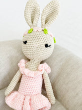 Load image into Gallery viewer, Crochet Amigurumi Doll- Bunny Ballerina Girl - BEBIMINE LLC
