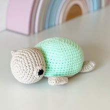 Load image into Gallery viewer, Little Turtle Music Box- Aqua - BEBIMINE LLC
