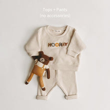 Load image into Gallery viewer, 2 Piece Sweatshirt + Pants Kids Outfit - Pick your Color - BEBIMINE LLC
