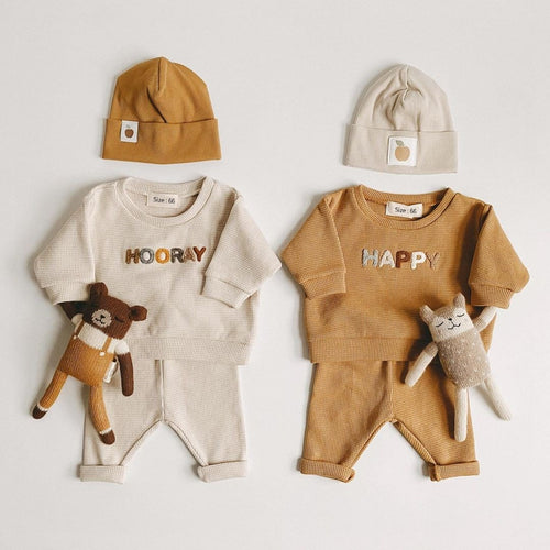 2 Piece Sweatshirt + Pants Kids Outfit - Pick your Color - BEBIMINE LLC