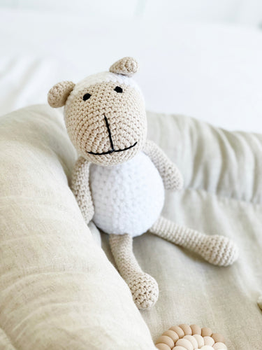 Little sheep crochet doll - BEBIMINE LLC