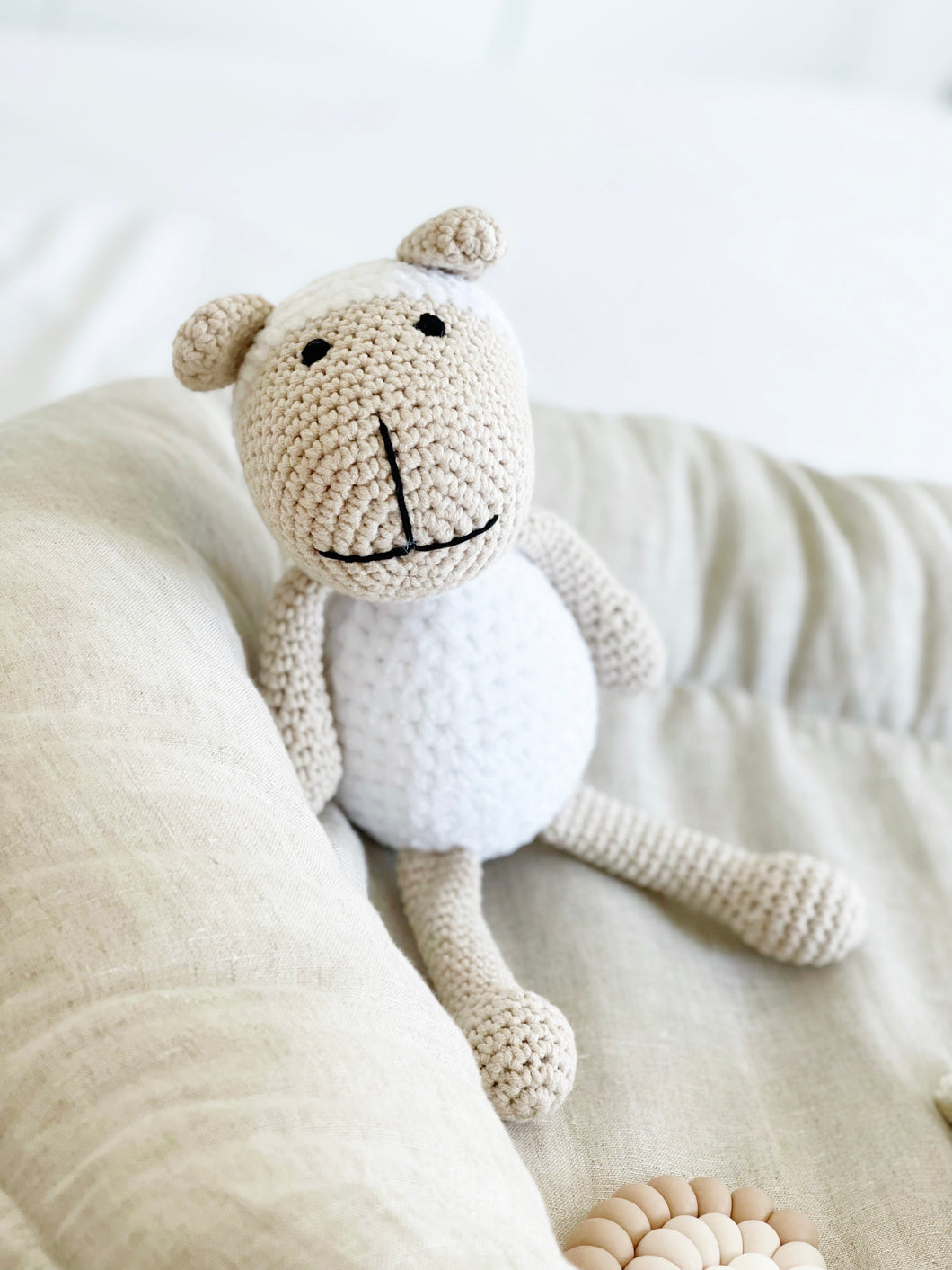 Little sheep crochet doll - BEBIMINE LLC