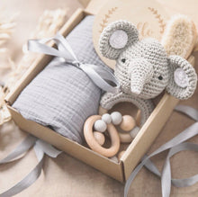 Load image into Gallery viewer, baby gift set 5 pcs- Elephant - BEBIMINE LLC
